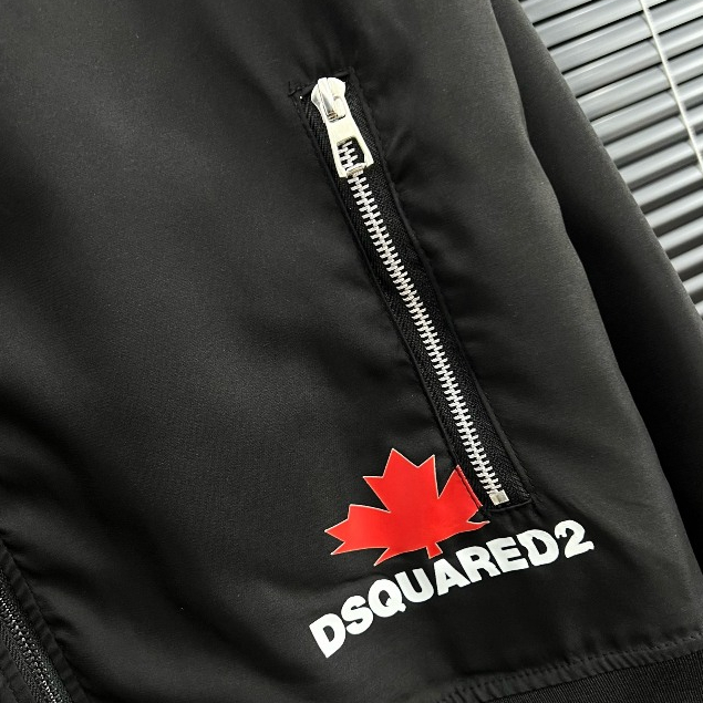 Áo Khoác Gió Nam 2 Lớp EDT-03 DSQ Cao Cấp-Sản Phẩm Hot Trend 2023- Thời Trang Nam