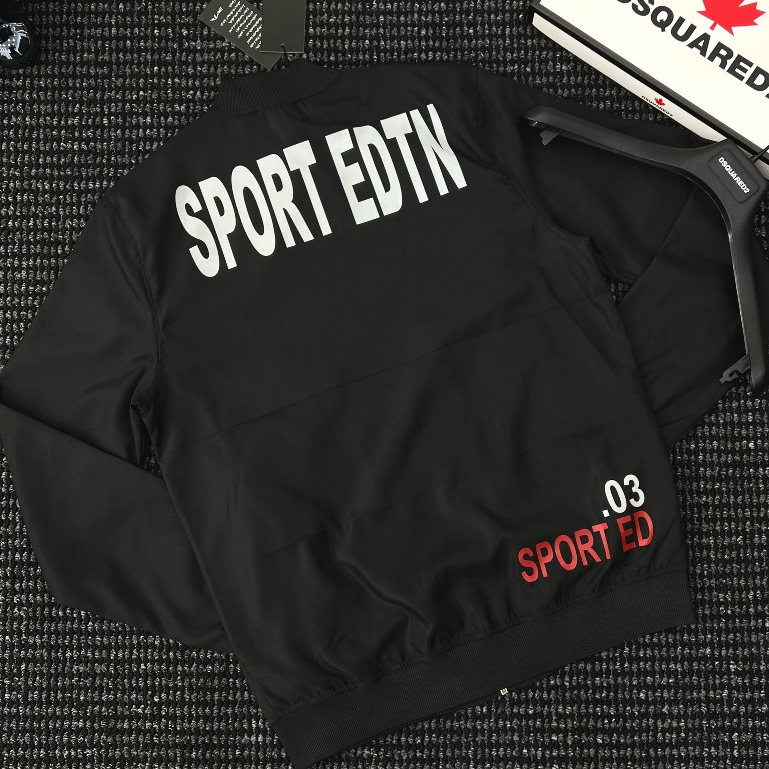 Áo Khoác Gió Nam 2 Lớp EDT-03 DSQ Cao Cấp-Sản Phẩm Hot Trend 2023- Thời Trang Nam