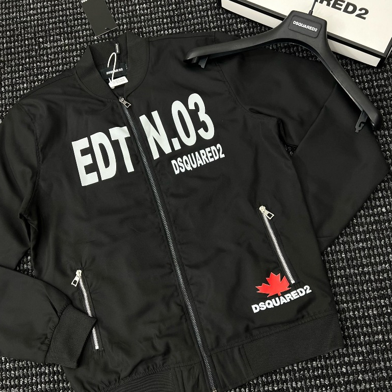 Áo Khoác Gió Nam 2 Lớp EDT-03 DSQ Cao Cấp-Sản Phẩm Hot Trend 2023- Thời Trang Nam