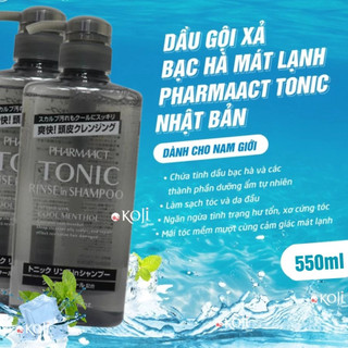 Dầu gội dành cho nam Tonic 550ml, gội xả 2 trong 1, đánh bay gàu, mẫu mới sản xuất tháng 5 năm 2023, hsd 3 năm