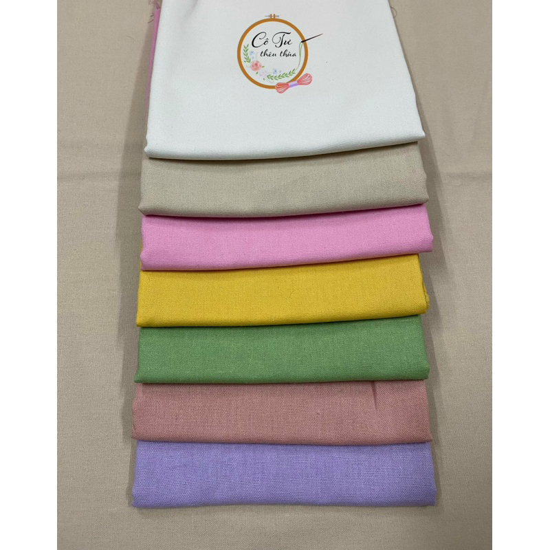 Vải thêu/ vải may linen 25x35cm