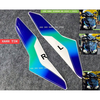 Dán demi xinhan trước xanh tím ab 2020 - 2023