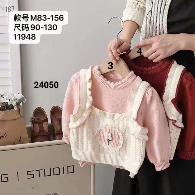 SP001161 Áo len Hàn Quốc cho bé, SP001160 áo hoạ tiết hình các màu size 8-20kg SP003328