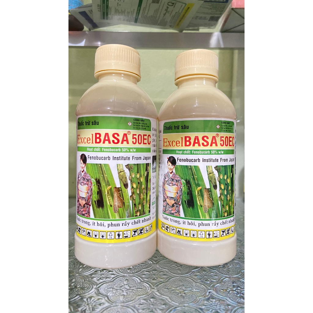 Excel BASA 50EC (chai 450ml) Trừ rầy cho cây trồng Tiếp xúc, Xông hơi cực nhanh.