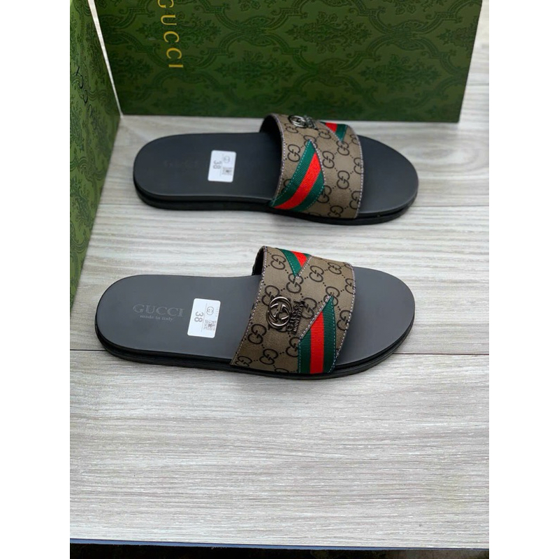 Dép Quai Ngang Nam Dép da G.u.c.c.i Thời Trang Cao Cấp Full Bill Box full size 38-43