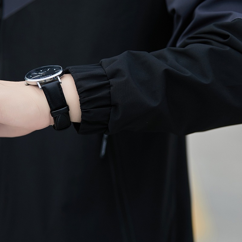 Áo khoác gió nam 2 lớp GT24 vải tráng bạc cao cấp chống nước, chống gió, tia uv, Áo gió nam phối màu 2023