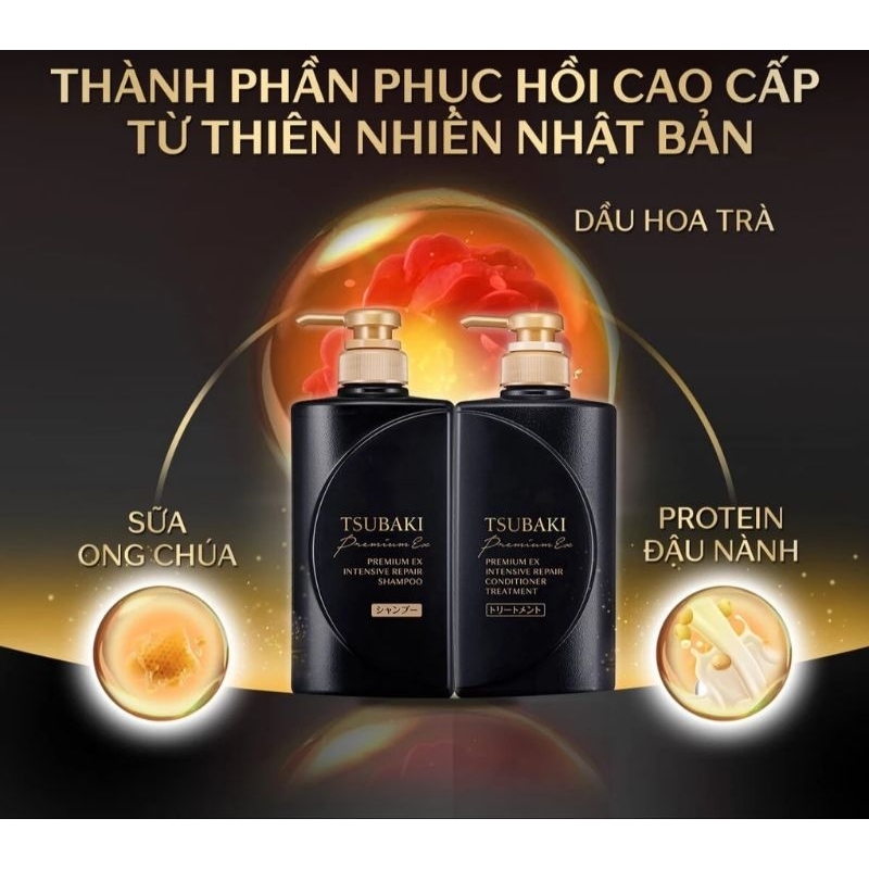 Gội xả Tsubaki Premium EX Intensive