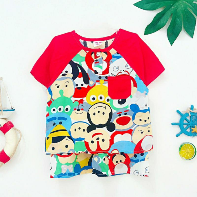 BỘ TOLE ĐÙI PHỐI BÉ TRAI - TOLE 2 DA, LOẠI 1