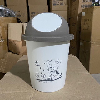 Thúng rác nắp ấn nhựa Việt Nhật, Đường kính 24cm, cao 35cm. Hàng Việt Nam chất lượng cao