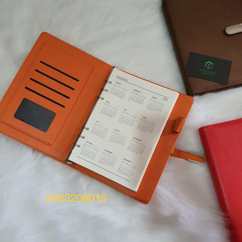 Sổ Bìa Còng In Logo