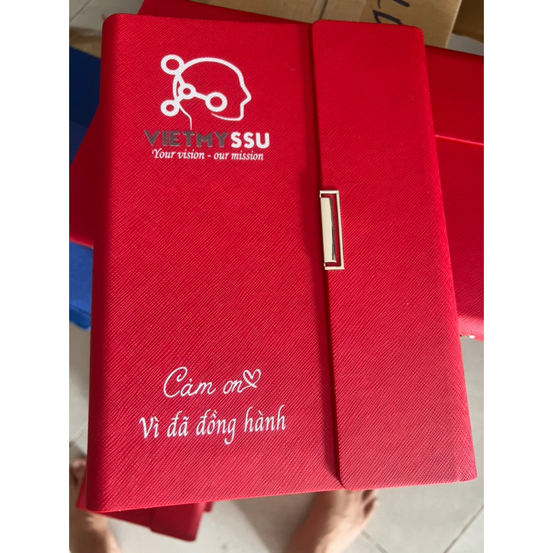 Sổ Bìa Còng In Logo