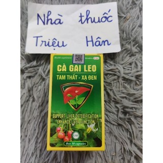 Cà gai leo tam thất xạ đen hỗ trợ giải độc gan, tăng cường chức năng gan lọ 50 viên