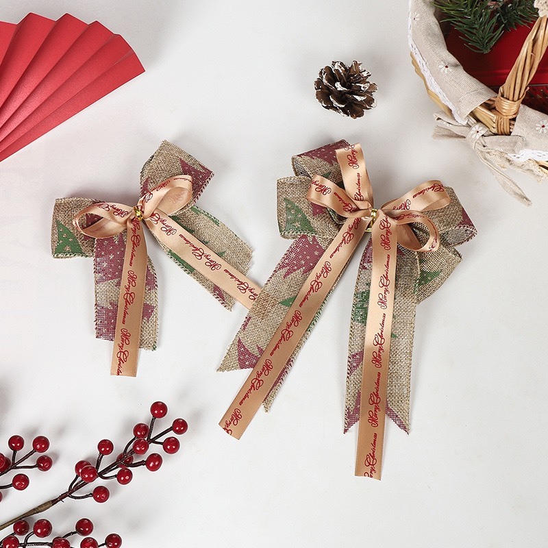 Nơ trang trí noel giáng sinh NV14