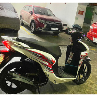 tem xe vision 2023 mẫu tem lửa dán xe dàn áo trắng độ kiểng