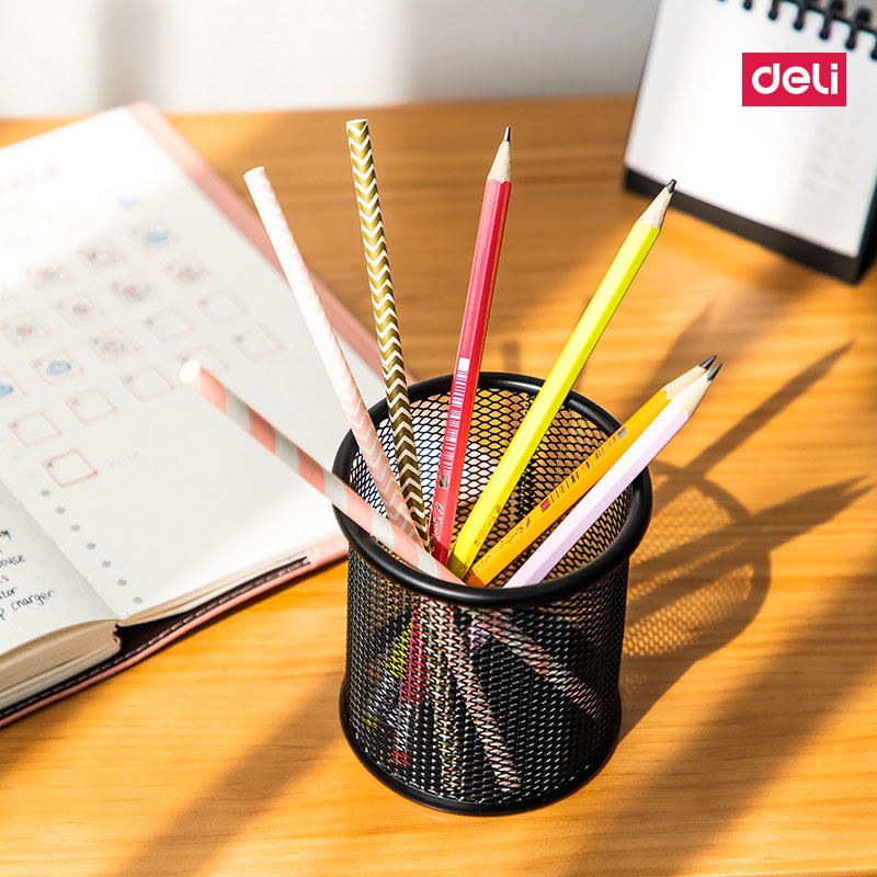 Khay cắm bút, khay đựng bút tròn Deli 9172 / 9174