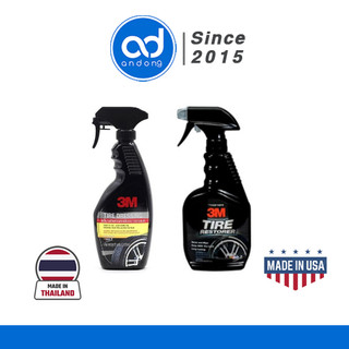 Chai xịt chăm sóc lốp phục hồi cao su 3M Tire Restorer PN 39042 (Mỹ) và 3M Tire Dressing 39042LT (Thái)