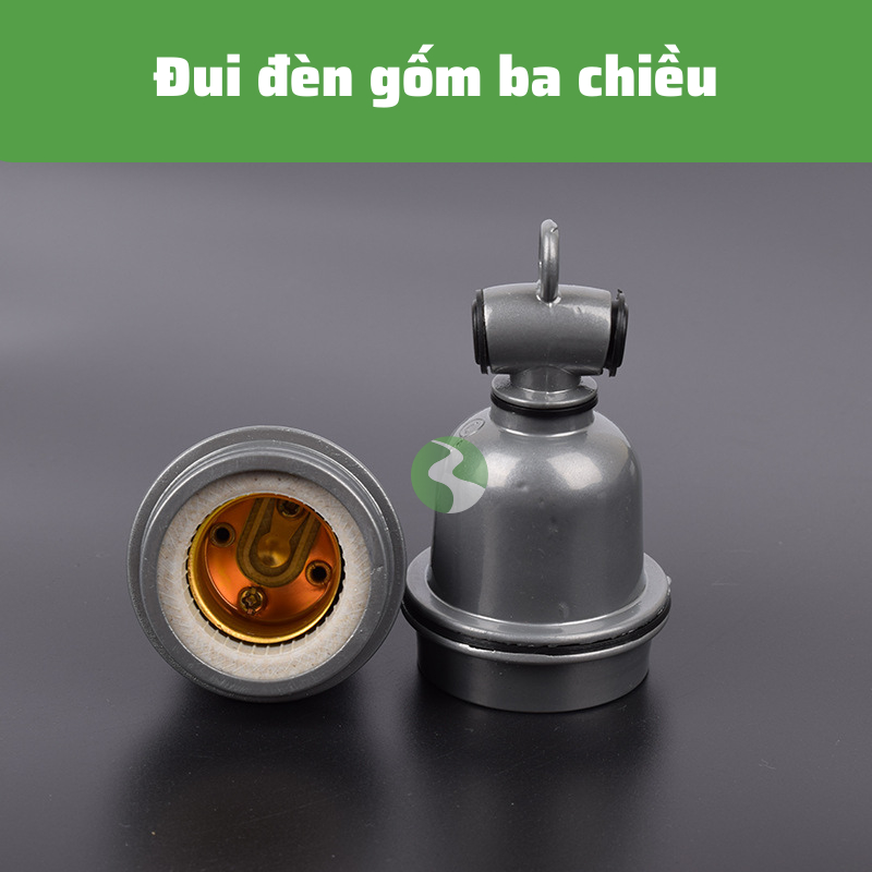 Đui sứ chịu nhiệt bọc nhựa Dương Ninh bóng úm gà DS109