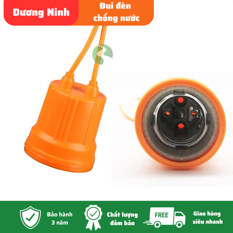 Đui sứ chịu nhiệt bọc nhựa Dương Ninh bóng úm gà DS109