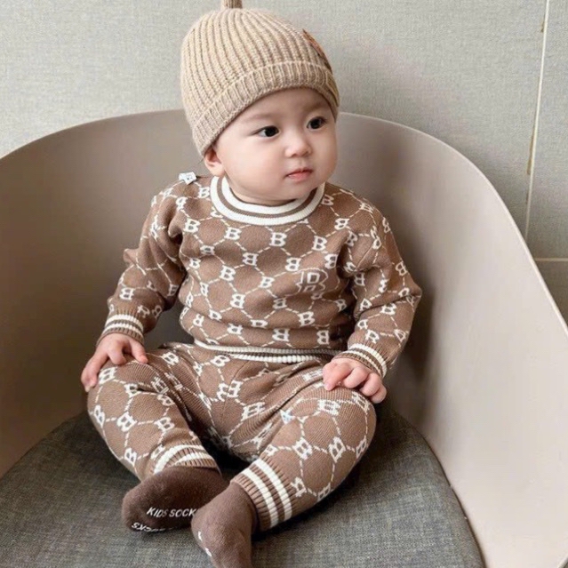 bộ len 2 lớp mềm mịn hàng Quảng Châu size 9-22kg