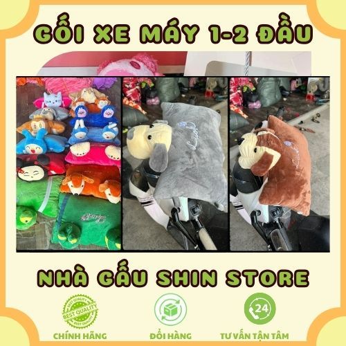 Gối xe máy 1-2 đầu cho bé