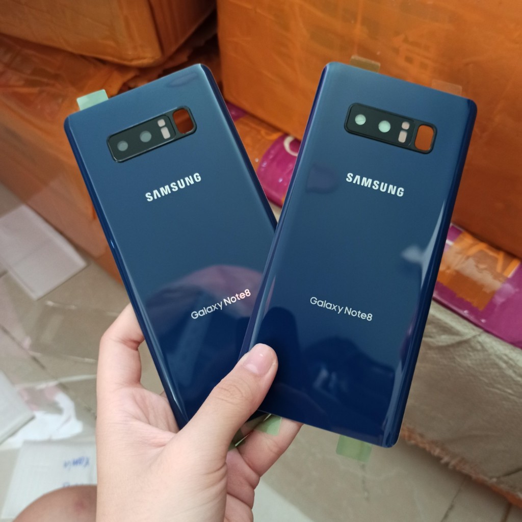 Nắp Lưng Samsung Note 8 có kèm cụm kính camera và keo dán viền - K.D MOBILE