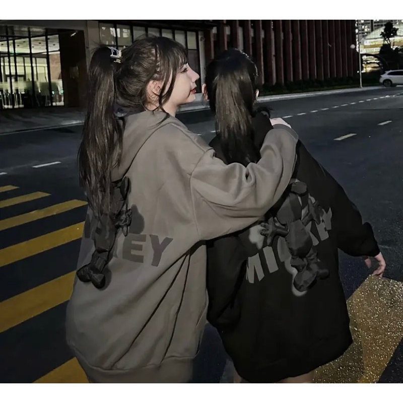 Áo khoác hoodie Mickey nổi