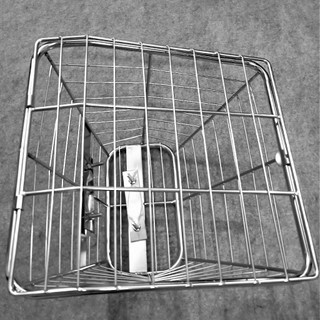 RỔ INOX có nắp cho Dream - Wave,. Sirius xăng cơ, Cub loại lớn nhất