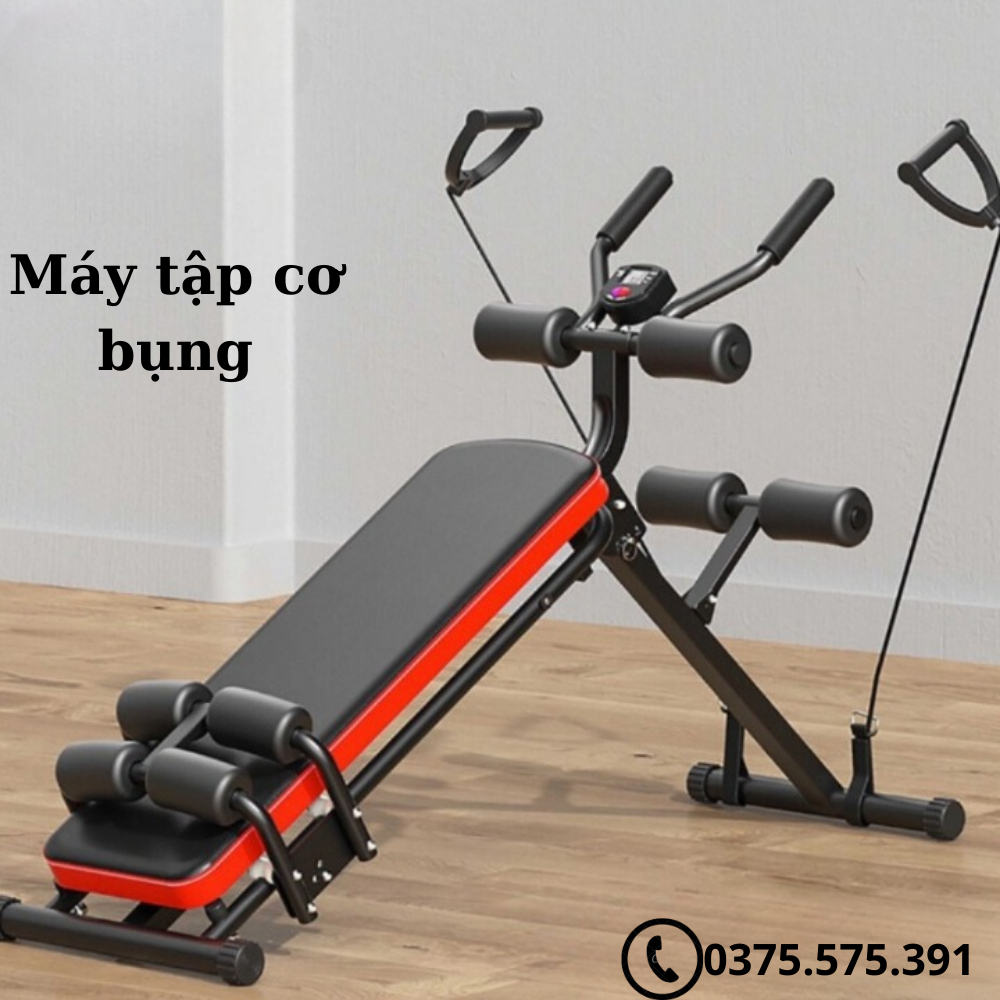 Máy tập bụng tại nhà nâng cao, Ghế tập bụngđa năng tập thể dục hiệu quả gúp tăng cơ giảm mỡ thon gọn eo chịu tải 200kg