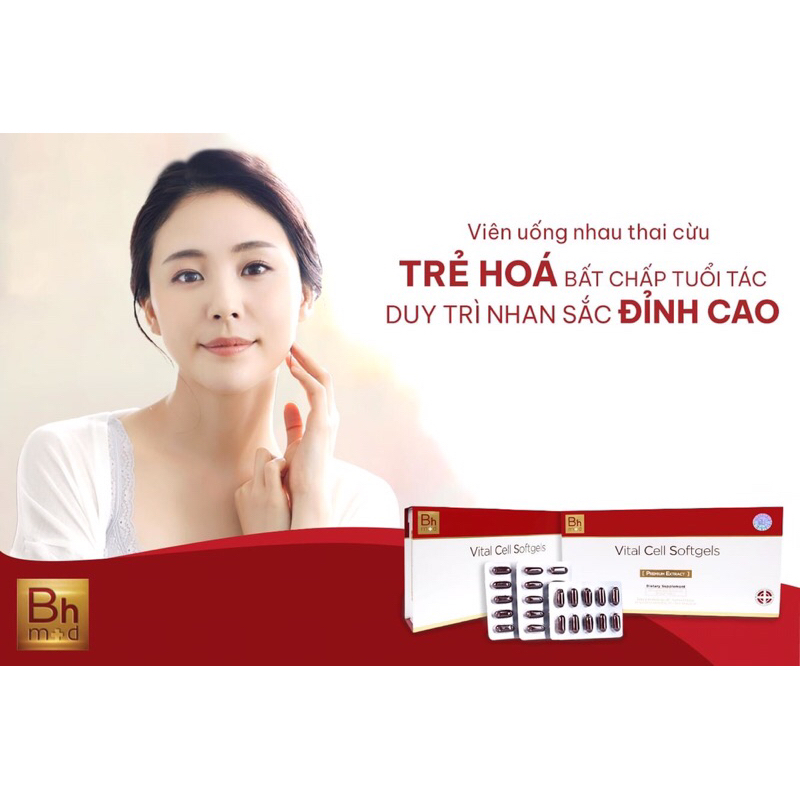Viên uống trẻ hoá tế bào sinh học Bhmed Vital Cell Softgels