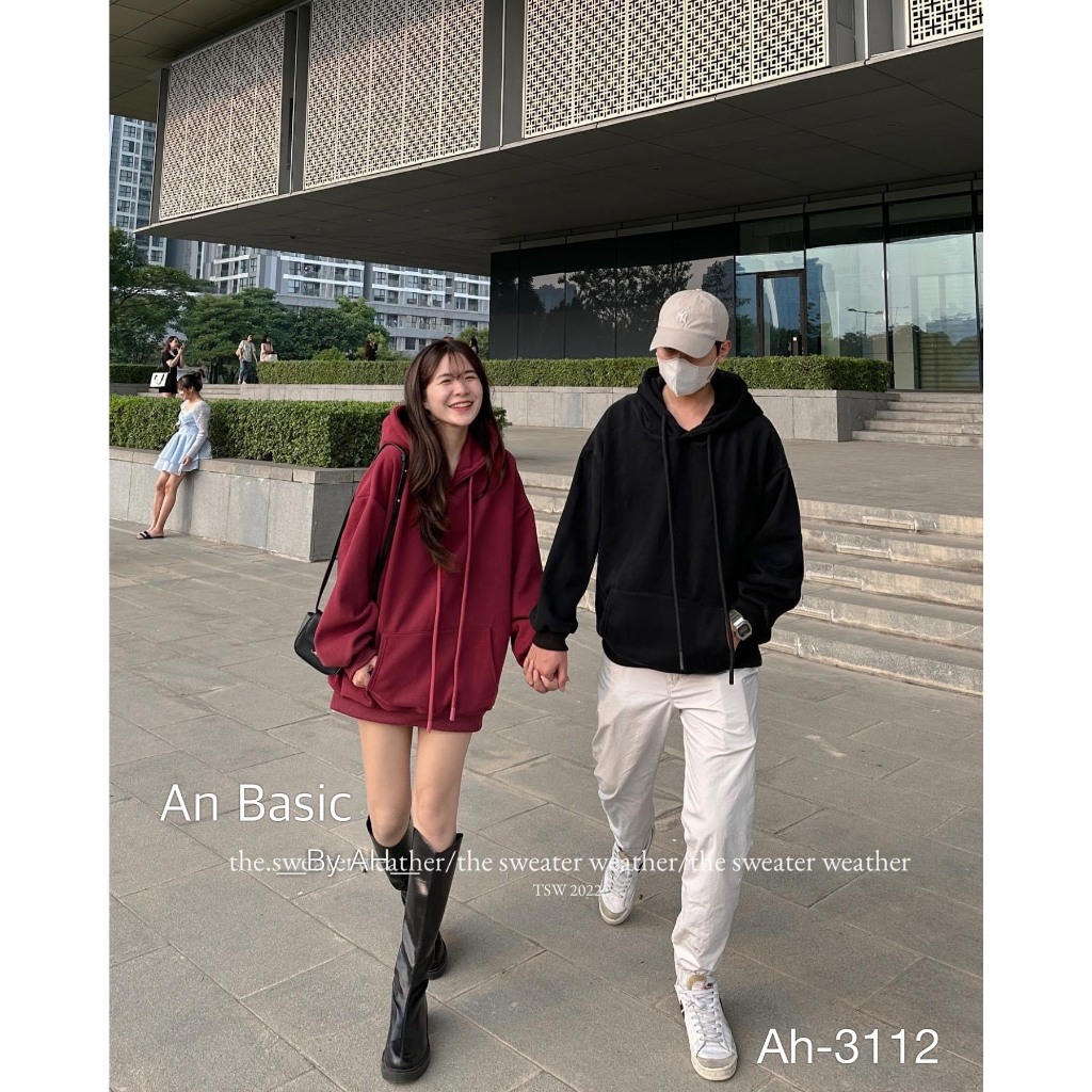 Áo hoodie nỉ bông trơn 8 màu - 247store.vn - Aohoodie3112_P13K4