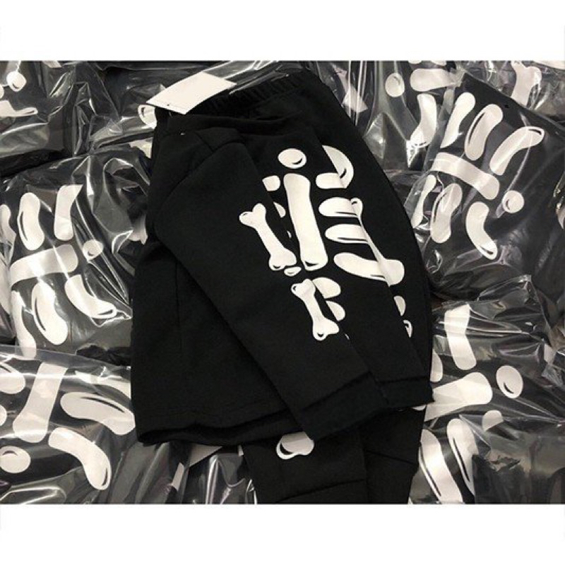 Set bộ nỉ da cá xương Halowen