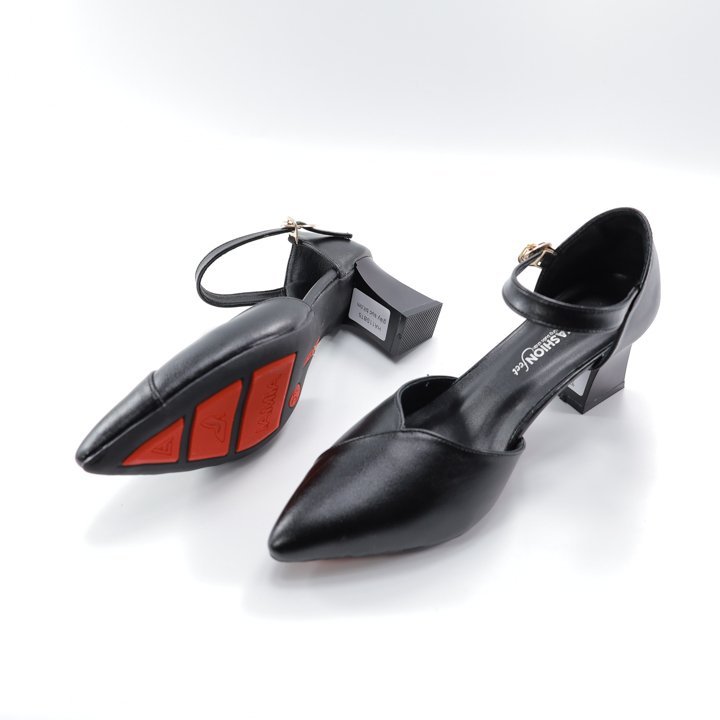 Giày Cao Gót Cách Điệu, Chính Hãng 2Tfashion Feet, Mũi Nhọn , Gót Cao 5 Phân, -HA11SBT5