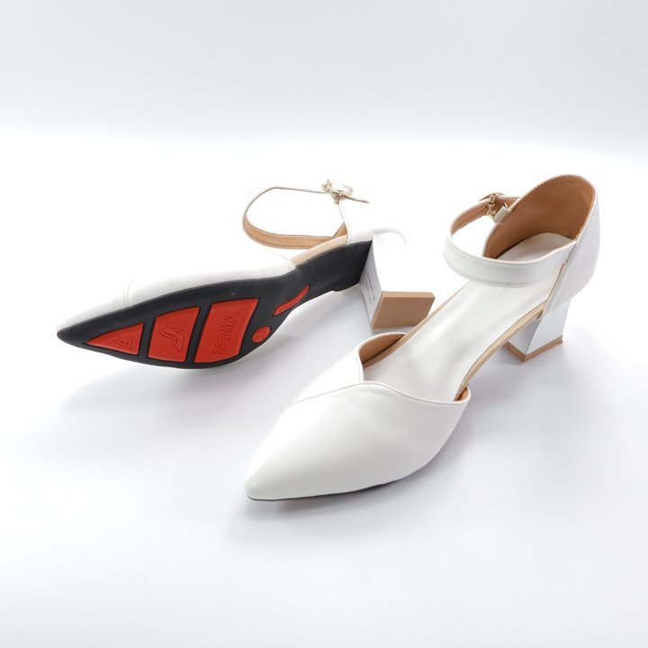 Giày Cao Gót Cách Điệu, Chính Hãng 2Tfashion Feet, Mũi Nhọn , Gót Cao 5 Phân, -HA11SBT5