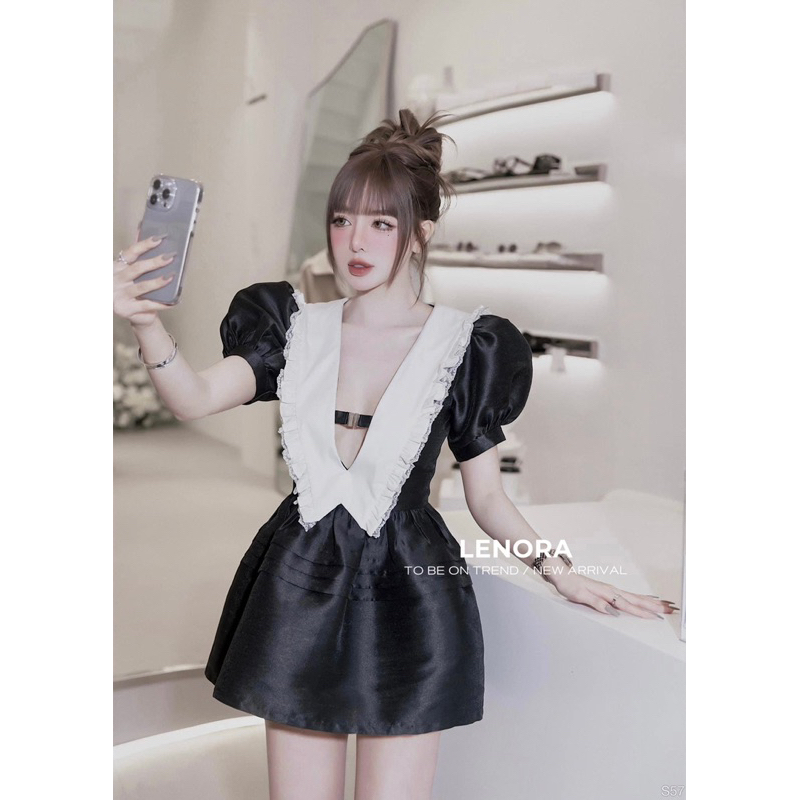 Ziao Boutique - Đầm babydoll hở