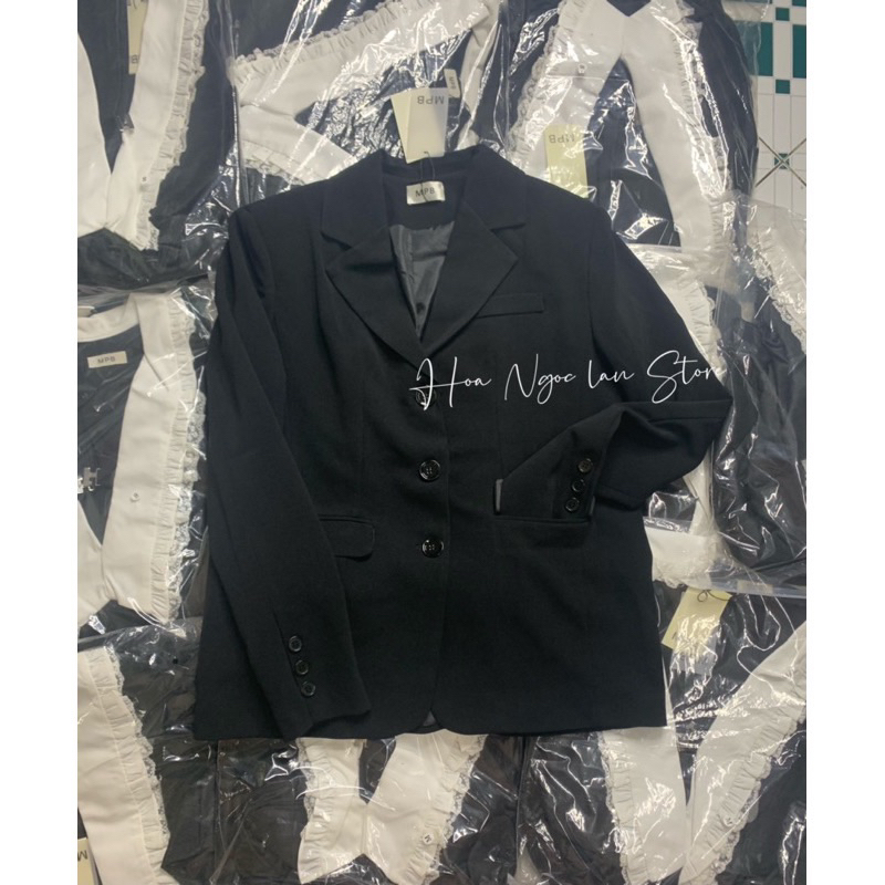 Áo khoác vest blazer xuông 2 màu mai phương bùi fulltag mac 2 tem