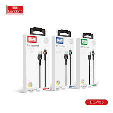Dây cáp Sạc Earldom 1M EC – 117 sạc nhanh 3A cho điện thoại