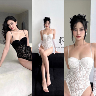 Bodysuit nhung, bodysuit mút dày 2,5cm ren co giãn 4 chiều nhiều màu sắc (không kèm phụ kiện)