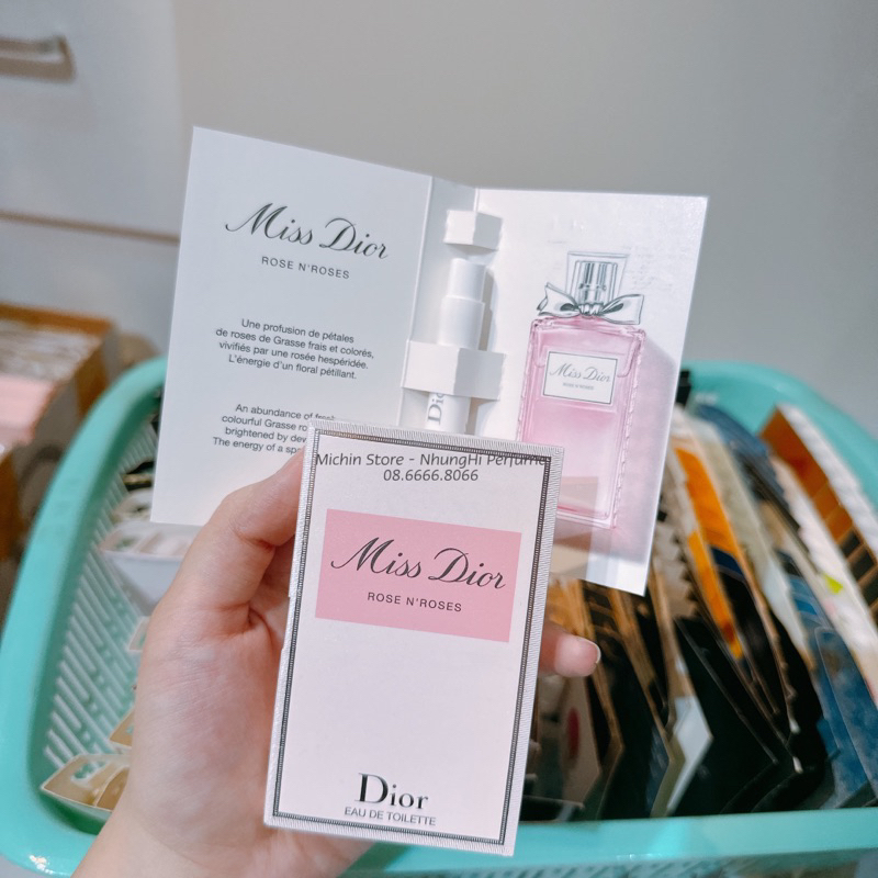Mẫu thử Vial nước hoa Miss Diorr thơm sang