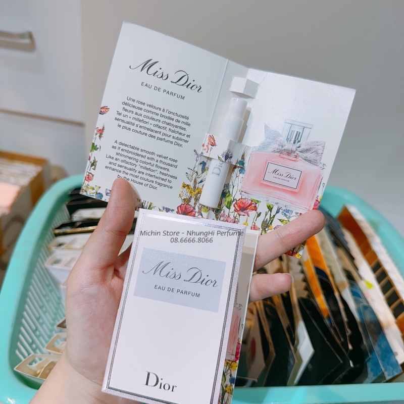 Mẫu thử Vial nước hoa Miss Diorr thơm sang