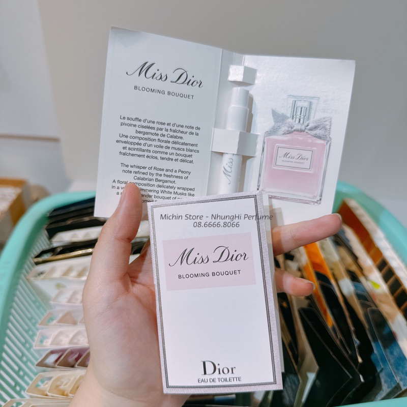 Mẫu thử Vial nước hoa Miss Diorr thơm sang