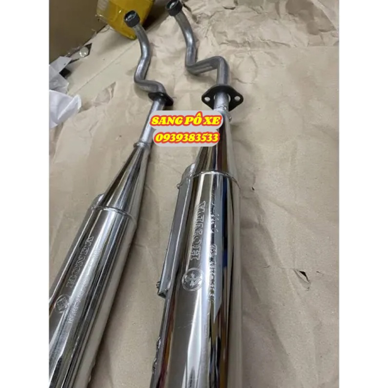 Pô 2543 gắn wave a 110 2017-2024 s110 rsx 110 blade kèm clip MÓC CỰC HAY