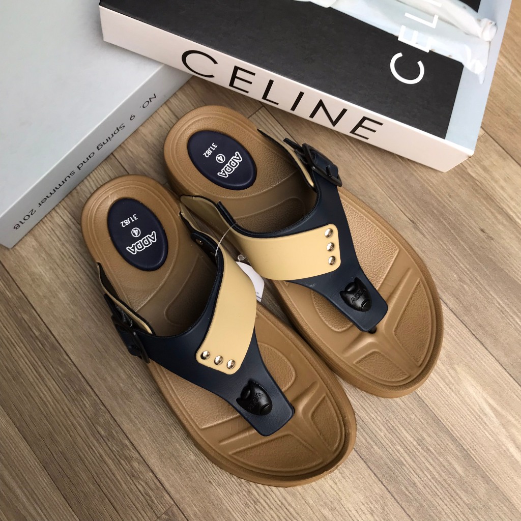 Dép Thái Lan Nữ ADDA Xỏ Ngón Đế Cao 31J82 Cao Su Non