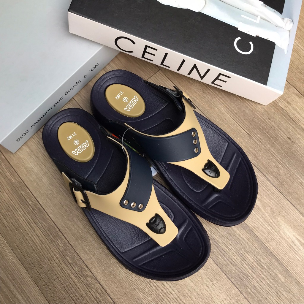 Dép Thái Lan Nữ ADDA Xỏ Ngón Đế Cao 31J82 Cao Su Non