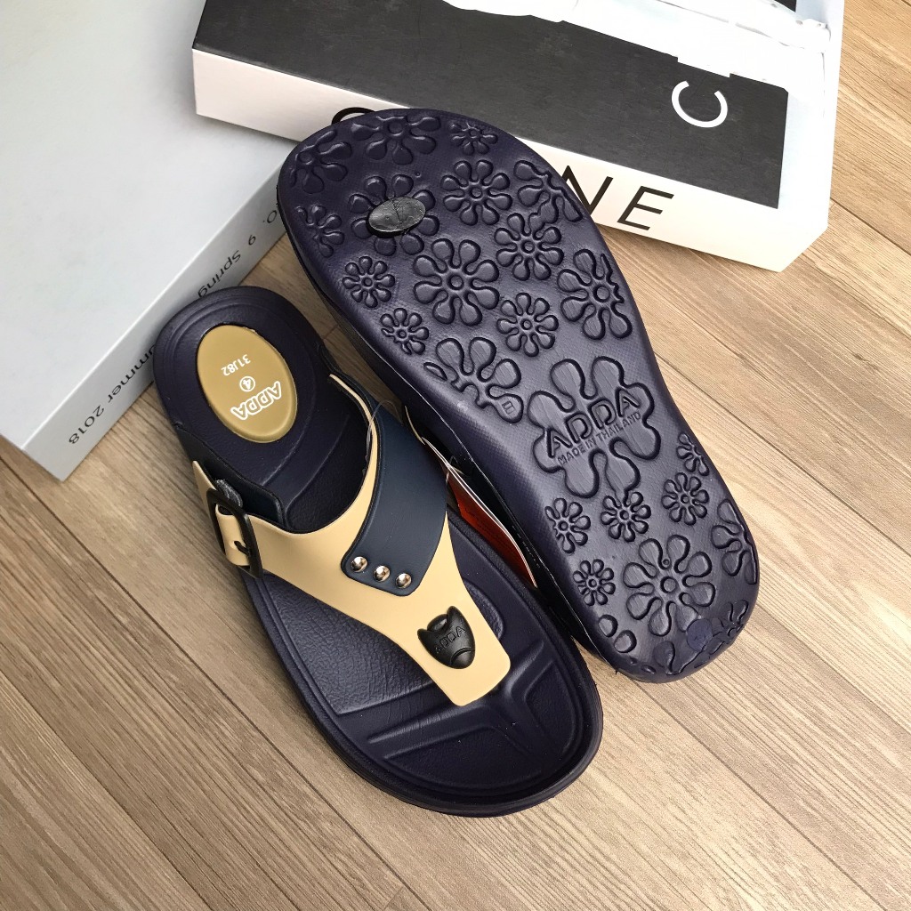 Dép Thái Lan Nữ ADDA Xỏ Ngón Đế Cao 31J82 Cao Su Non