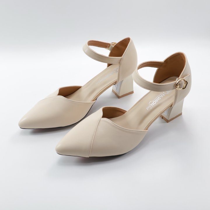 Giày Cao Gót Cách Điệu, Chính Hãng 2Tfashion Feet, Mũi Nhọn , Gót Cao 5 Phân, -HA11SBT5