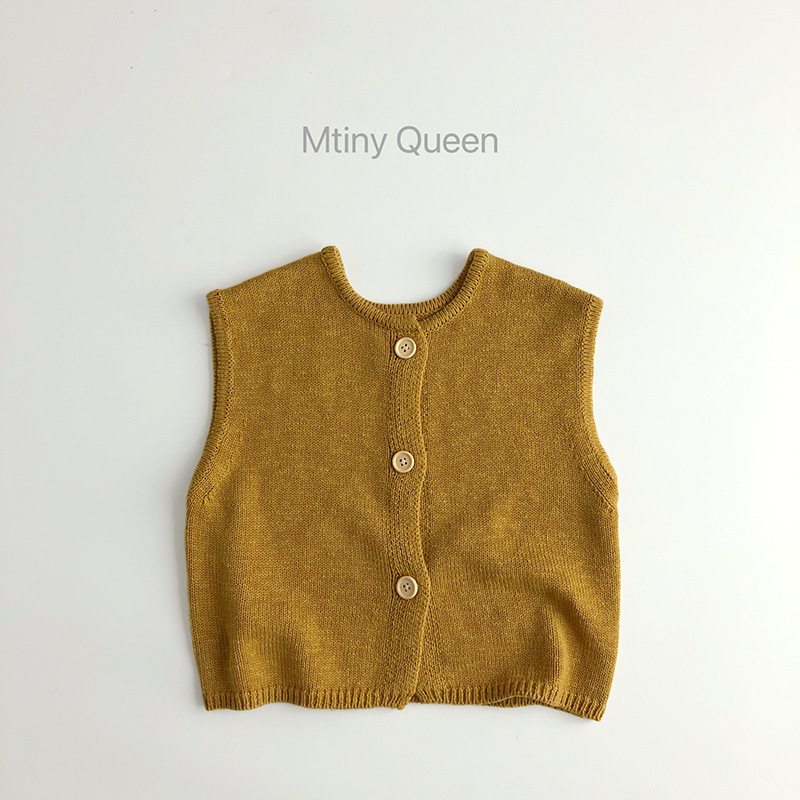 Aó khoác cardigan len trơn đơn giản cho bé trai bé gái mùa thu đông G21