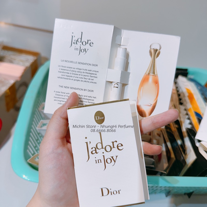 Mẫu thử Vial nước hoa Jadore đủ mùi hiếmm