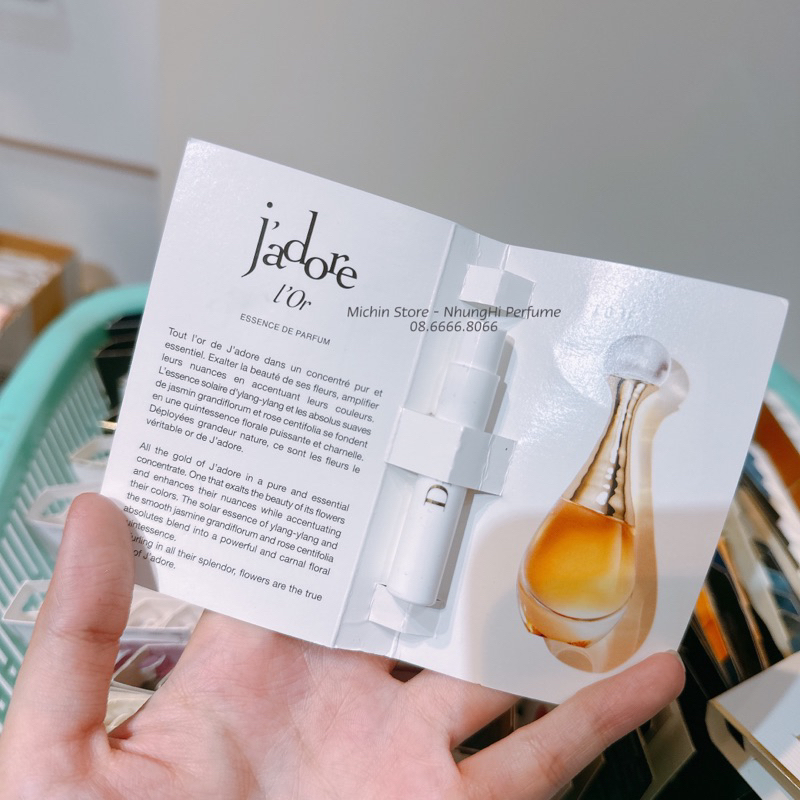 Mẫu thử Vial nước hoa Jadore đủ mùi hiếmm