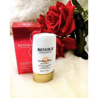 KEM CHỐNG NẮNG REVOX-II CHO DA NHẠY CẢM DA NÁM SẠM LÃO HOÁ SPF45 PA+++  SUNSHIELD CREAM 45GR