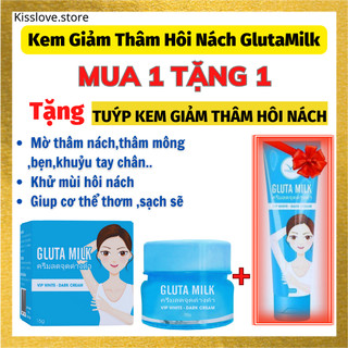 Kem giảm thâm hôi nách gluta milk mờ thâm nách mông bẹn khử mùi hôi giúp cơ thể thơm tho sạch sẽ suốt 24h
